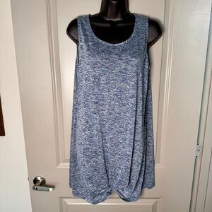Cupshe | Heathered Knit Tank Dress | Twist Hem | Size L